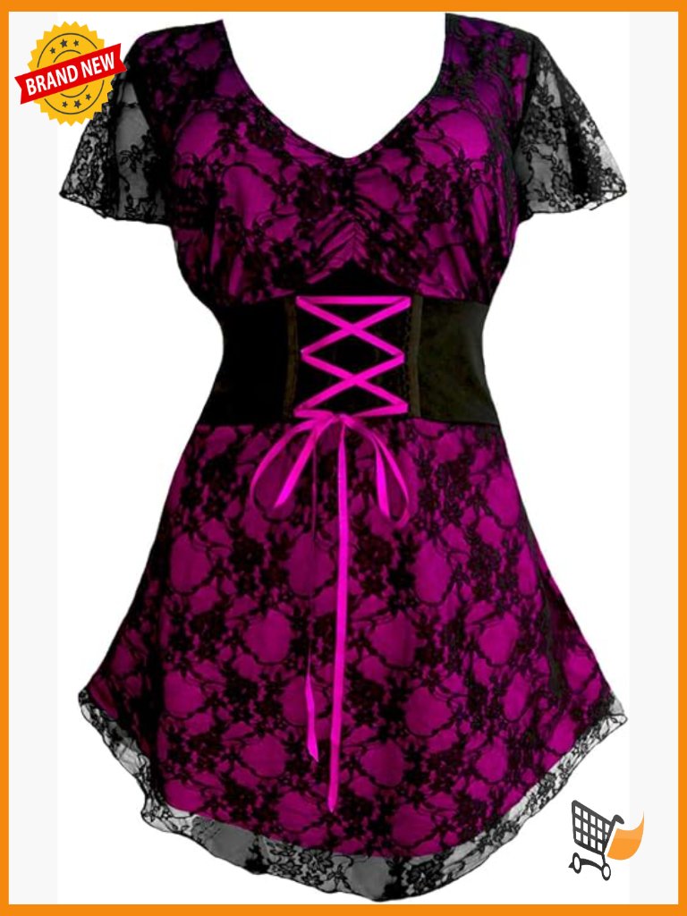 Victorian Gothic Lace Corset Top - Sweetheart Neckline Chemise For Costumes &
